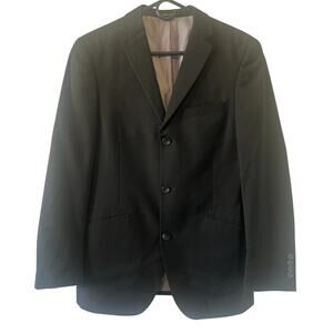 Billy London Men's Black Suit Jacket Mixed Fabric Sz 38R Office Professional